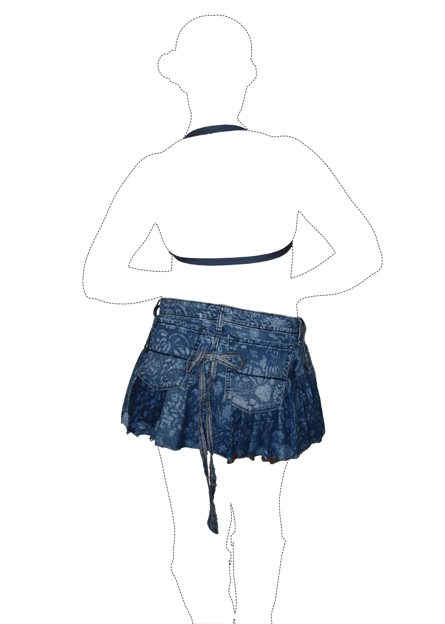 Floral Denim Set